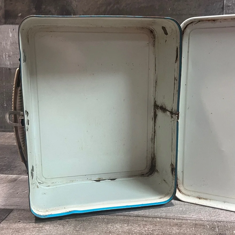 Vintage 1972 Sport Skwirts Metal Lunch Box Ohio Art Jimmy Blooper Frankie Fumble